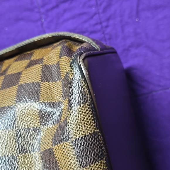 AUTHENTIC LOUIS VUITTON DAMIER EBENE CHELSEA SHOULDER BAG - Picture 11 of 14